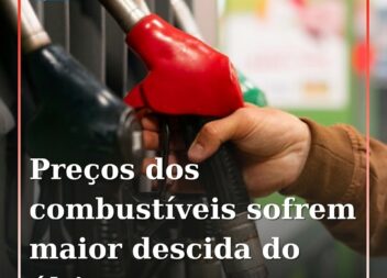 Preços dos combustíveis vão descer na próxima semana