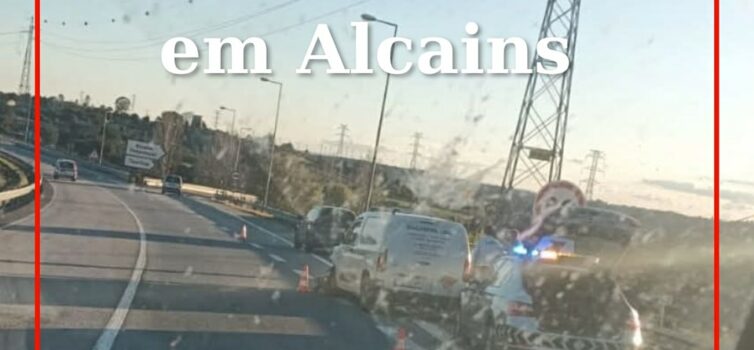 Um acidente rodoviário ocorreu na A23, no sentido Norte - Sul