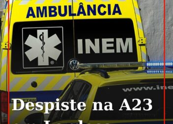 Um veículo ligeiro sofreu um despiste na A23, ao km 138.500