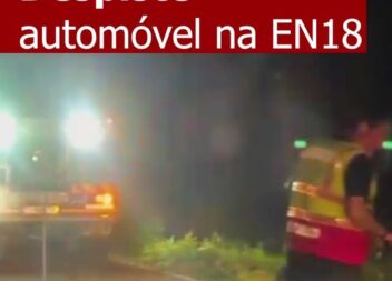 Despiste automóvel junto ao Parque de Campismo