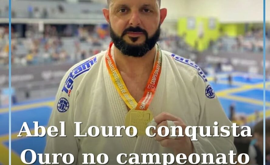 Abel Louro conquista ouro no Campeonato Português de Jiu-Jitsu