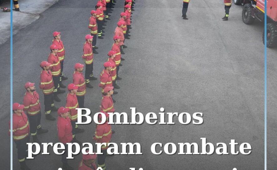Bombeiros realizam Instrução Geral de Combate a Incêndios Rurais