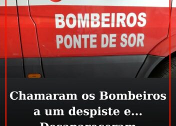 Chamaram os Bombeiros a um despiste e... Desapareceram