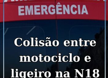 Colisão rodoviária na N18