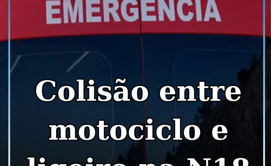 Colisão rodoviária na N18