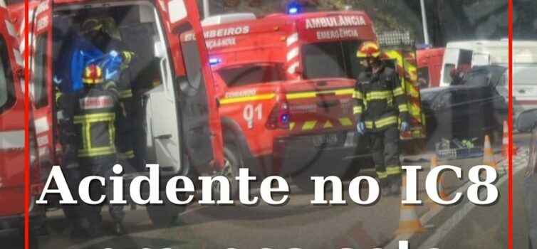 Colisão violenta no IC8 em Proença-a-Nova origina sete feridos