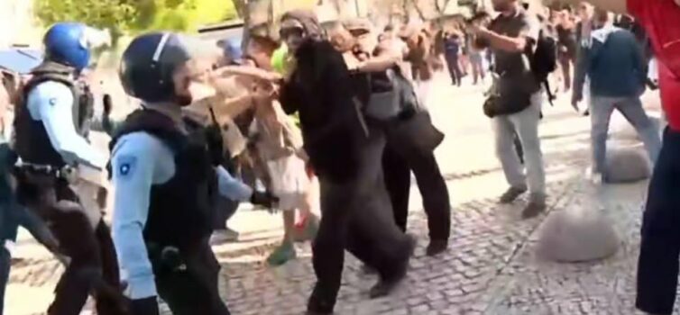 Confrontos no Rossio: Extrema-Direita Provoca Distúrbios e Líderes Detidos pela