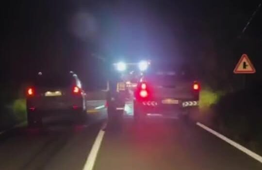 Despiste automóvel junto ao Parque de Campismo