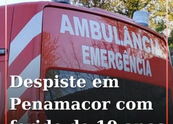 Despiste em penamacor com ferido de 19 anos