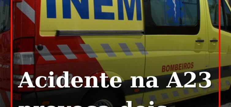 Despiste na A23 no Fundão fere duas pessoas