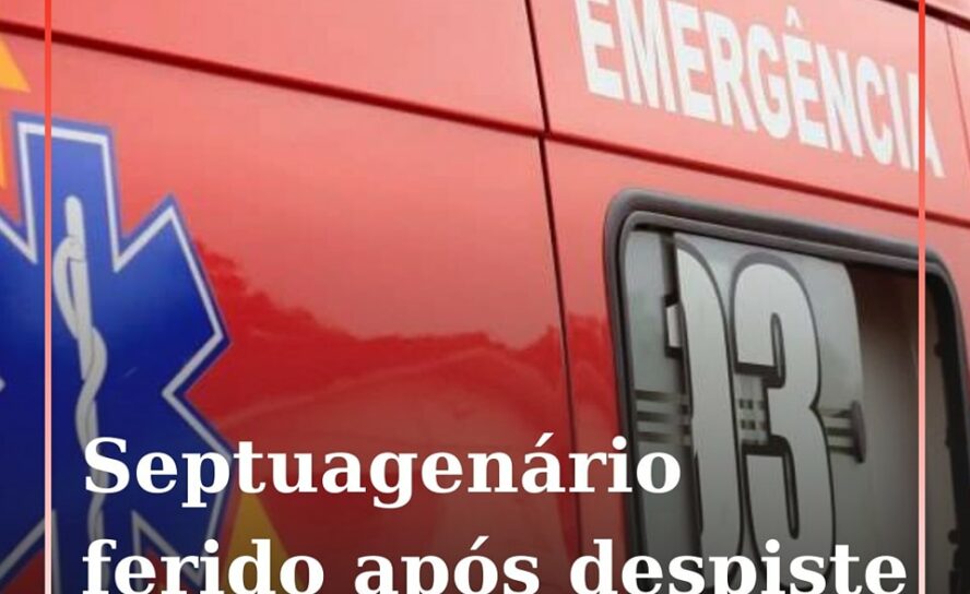 Despiste na EN112 fere homem