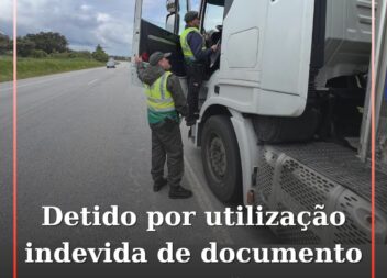 Detido por utilização indevida de documento de identificação alheio