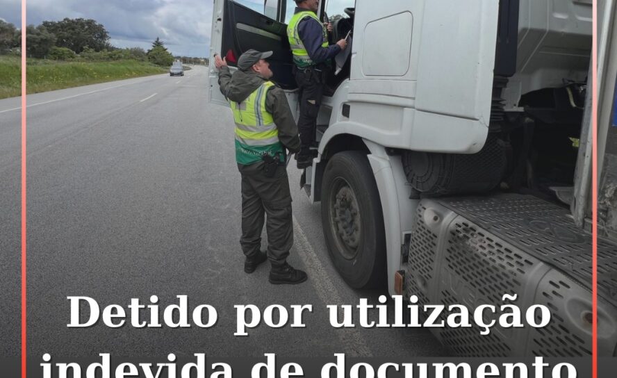 Detido por utilização indevida de documento de identificação alheio