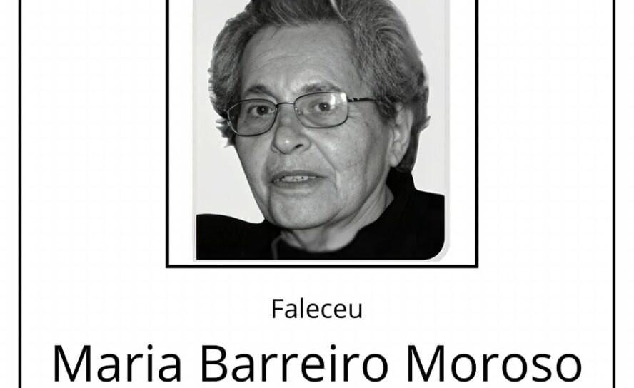 Faleceu Maria Marques Barreiro Moroso, de 92 anos, natural e residente em Sesmo,