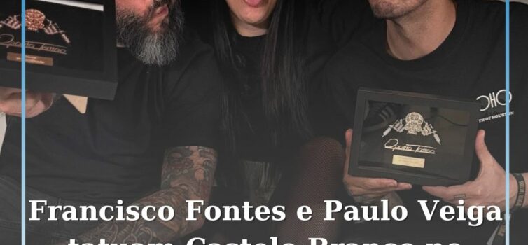 Francisco Fontes e Paulo Veiga tatuam Castelo Branco no Campeonato de Portugal