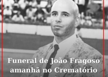 Funeral do forcado João Fragoso será amanhã no Crematório de Elvas
