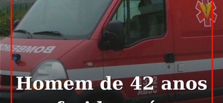 Homem de 42 anos ferido após despiste no Fundão