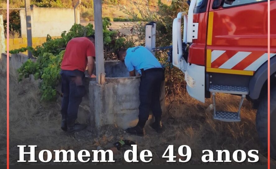 Homem resgatado de poço