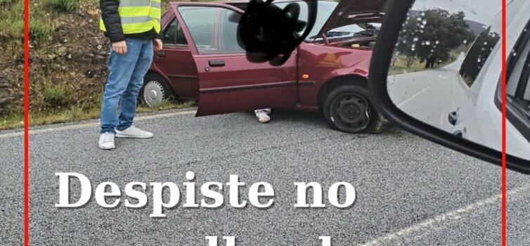 Jovens feridos em despiste na EN233