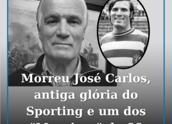 Morreu José Carlos, antiga glória do Sporting e um dos "Magriços" de 66