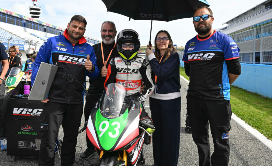 Primeira corrida do ESBK em Jerez de la Frontera do piloto Tomás Carneiro.