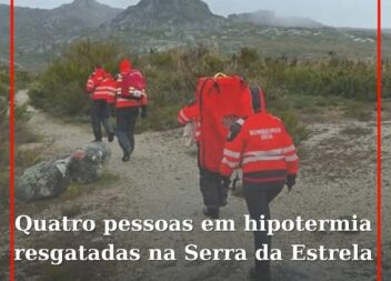 Quatro pessoas em hipotermia resgatadas na Serra da Estrela