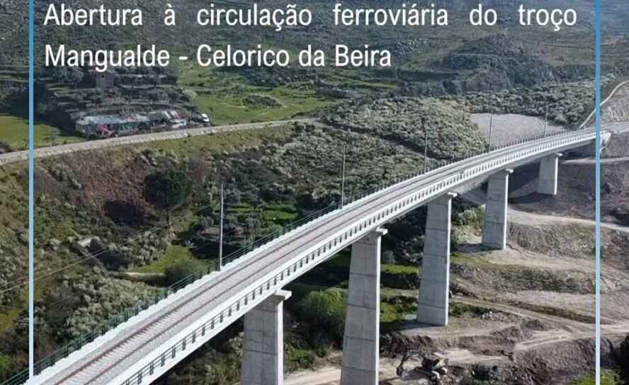 Reaberto troço ferroviário entre Mangualde e Celorico da Beira na Linha da Beira