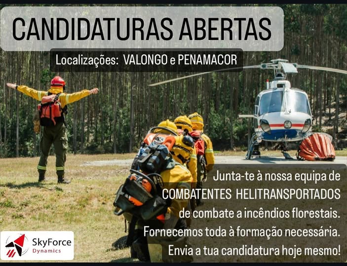 Skyforce Dynamics recruta combatentes helitransportados para Penamacor e Valongo