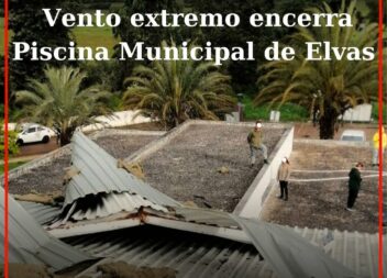 Vento extremo encerra Piscina Municipal de Elvas