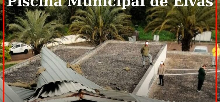 Vento extremo encerra Piscina Municipal de Elvas