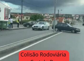 Colisão rodoviária em Castelo Branco