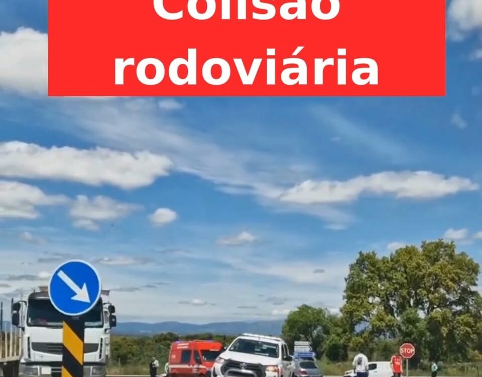 Colisão rodoviária em Castelo Branco