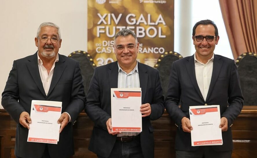 A XIV Gala do Futebol do Distrito de Castelo Branco vai realizar-se na Sertã