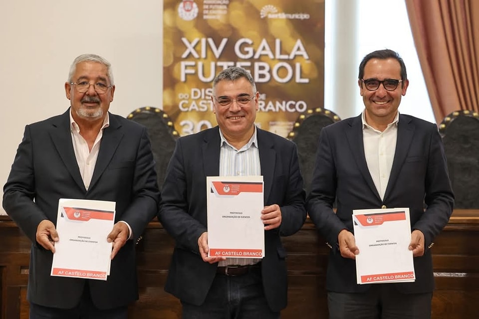 A XIV Gala do Futebol do Distrito de Castelo Branco vai realizar-se na Sertã