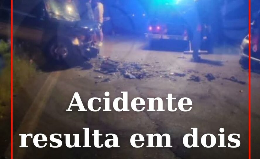 Acidente resulta em dois feridos graves