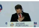 André Ventura sente-se mal em comício
