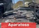 Aparatoso acidente na A25 resulta em ferido de 35 anos