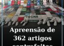 Apreensão de 362 artigos contrafeitos