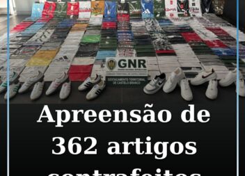 Apreensão de 362 artigos contrafeitos