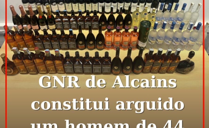Arguido por furto em em supermercados