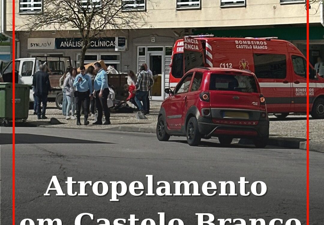 Atropelamento em Castelo Branco