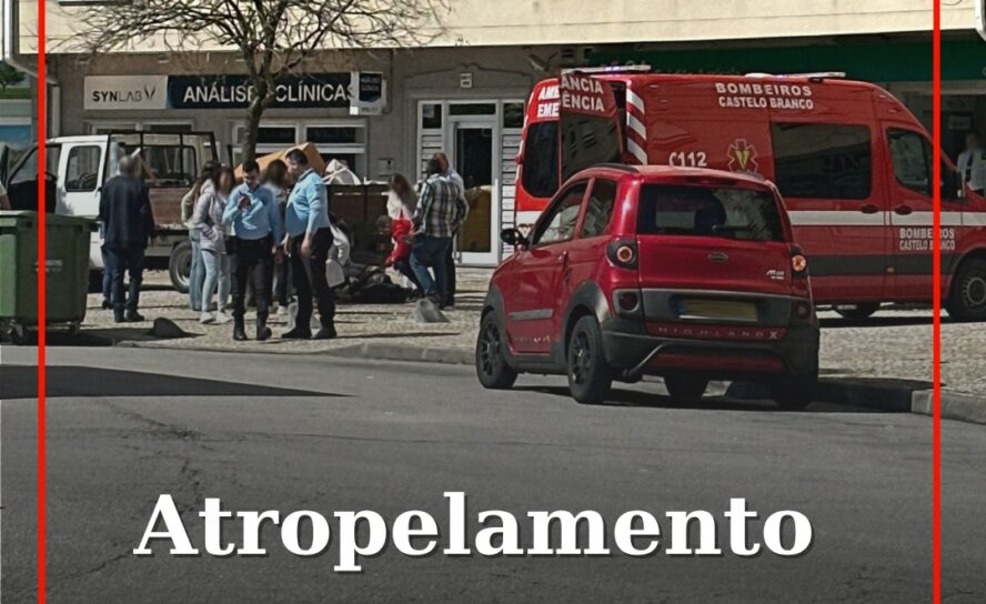 Atropelamento em Castelo Branco
