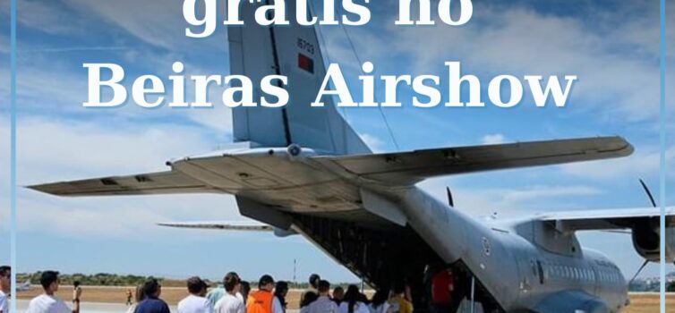 Beiras Airshow 2025 oferece batismos de voo em avião da Força Aérea Portuguesa