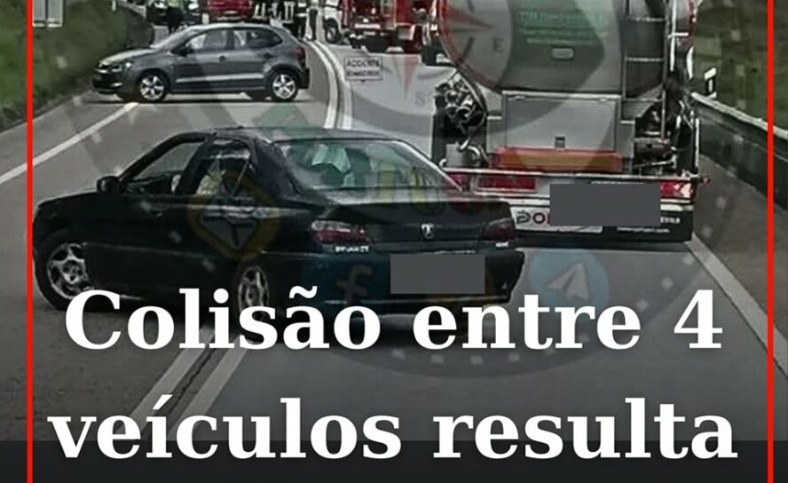 Colisão rodoviária múltipla no IC8 resulta em 8 feridos.