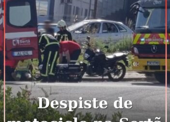 Despiste de motociclo na Sertã