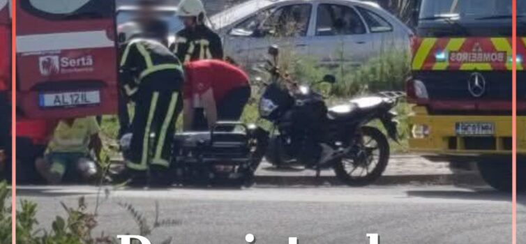 Despiste de motociclo na Sertã
