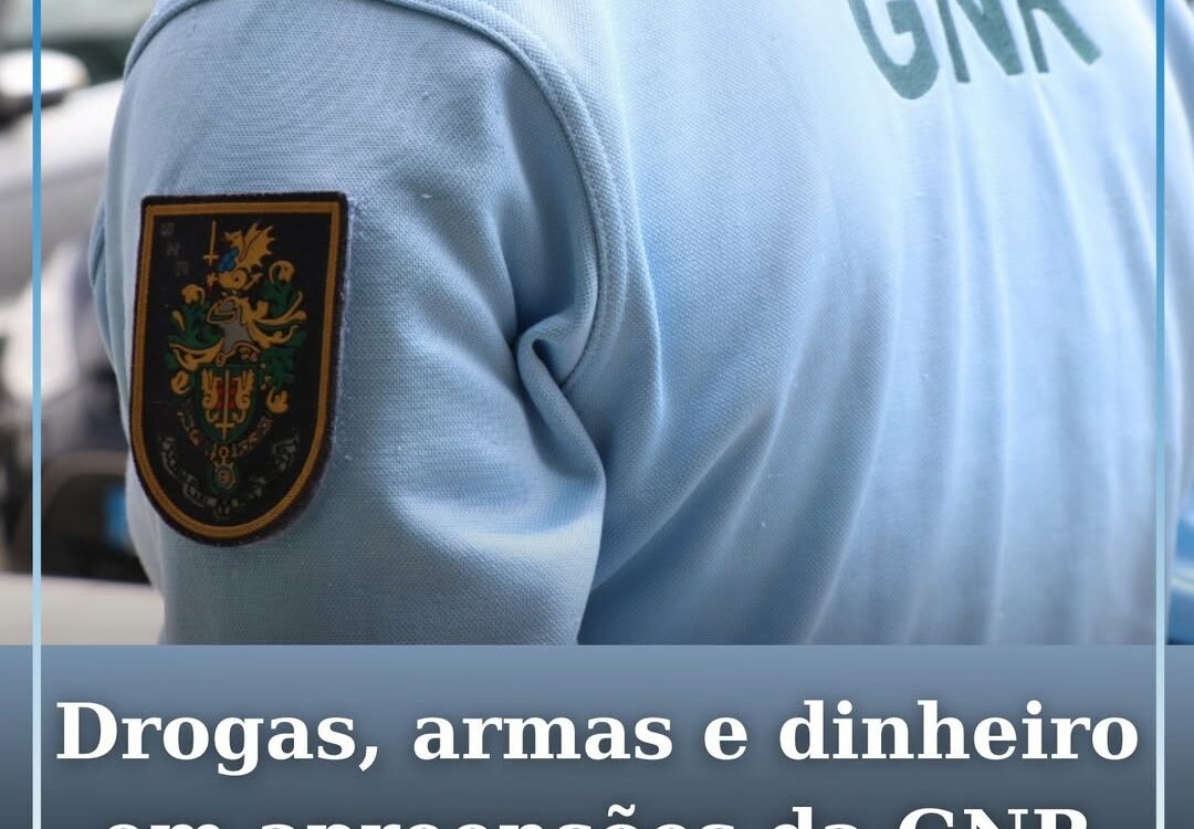Drogas, armas e dinheiro em apreensões da GNR