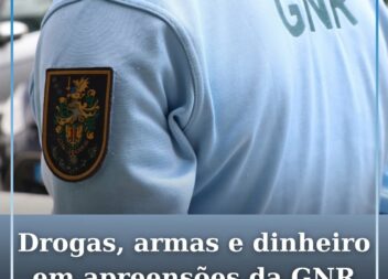 Drogas, armas e dinheiro em apreensões da GNR
