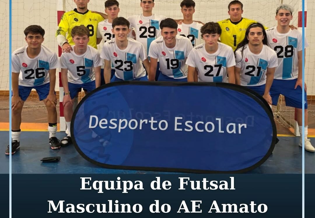 Equipa de Futsal Juvenil Masculino do AE Amato Lusitano apurada para 2ª fase na
