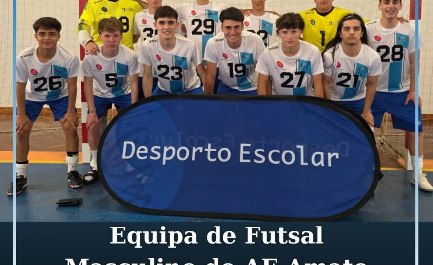 Equipa de Futsal Juvenil Masculino do AE Amato Lusitano apurada para 2ª fase na